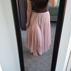 Fashion Nova Tulle Maxi Skirt